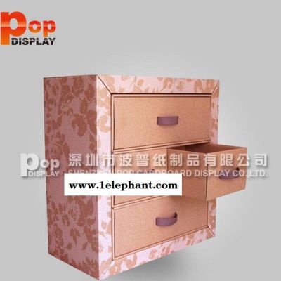 定做家居用品抽屉式收纳盒 瓦楞纸储物箱图3