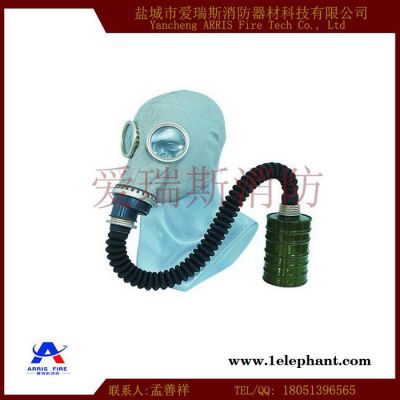 头套式防毒面罩 天然橡胶防毒面具图3