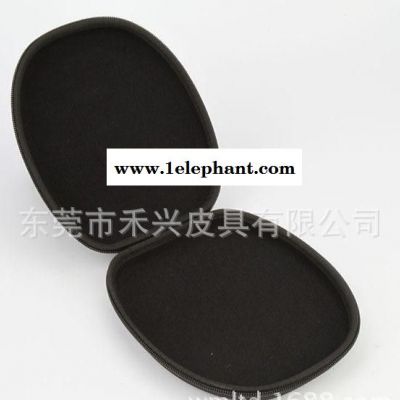 直销 EVA头戴式耳机拉链盒 蓝牙耳机抗摔防压收纳盒图2