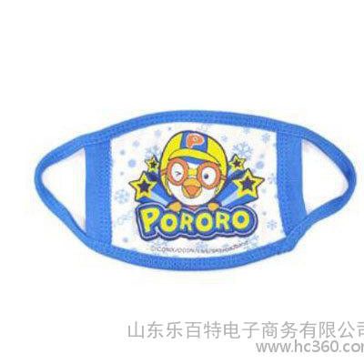 韩国进口正浦货小企鹅 儿童抗菌可爱卡通口罩防流感图2