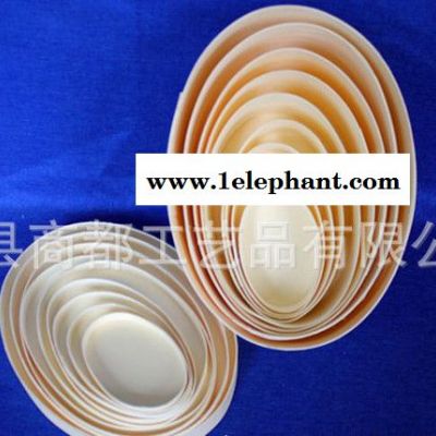 椭圆形软木树皮盒/木制桌面收纳盒图2