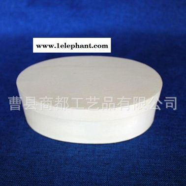 椭圆形软木树皮盒/木制桌面收纳盒