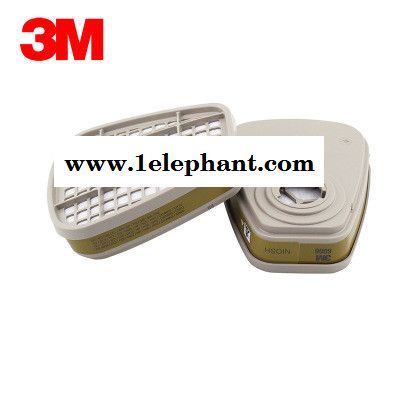 【济南原装】3M6006有机气体有机蒸气滤毒盒 防毒面具附件图2