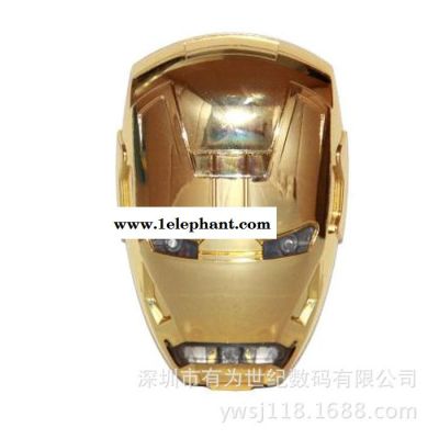 新款复仇者联盟钢铁侠移动电源头盔面具充电宝图3