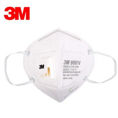 【总代理】美国3M 9001V/9002V折叠式带阀颗粒物防护口罩图2