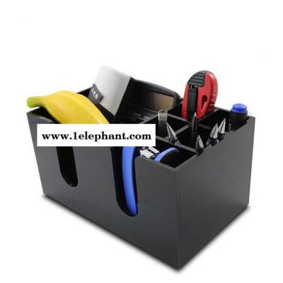 亚克力大号收纳盒办公室文具创意桌面居家日用品塑料收纳箱定制图2