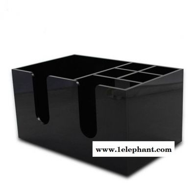 亚克力大号收纳盒办公室文具创意桌面居家日用品塑料收纳箱定制图3