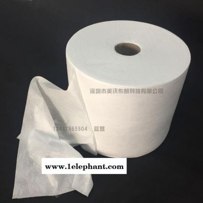 订制n95口罩布熔喷20g三层99.7效率阻力110Pa驻极熔喷口罩布图2