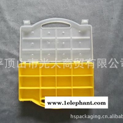 12格PP透明塑料盒零件盒收纳盒首饰盒渔具盒五金盒图3