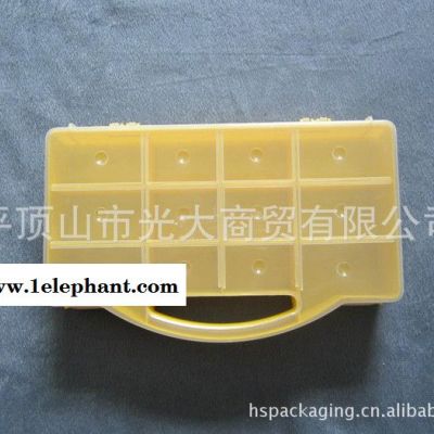 12格PP透明塑料盒零件盒收纳盒首饰盒渔具盒五金盒图2