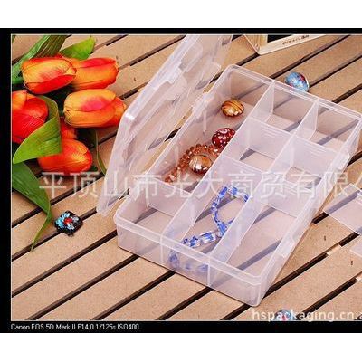 12格PP透明塑料盒零件盒收纳盒首饰渔具盒五金盒图3