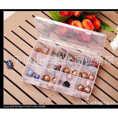 12格PP透明塑料盒零件盒收纳盒首饰渔具盒五金盒图2