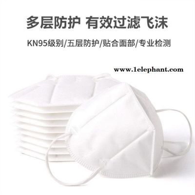 KN95口罩四层防护防粉尘飞沫防雾霾双层熔喷布可折叠口罩图3