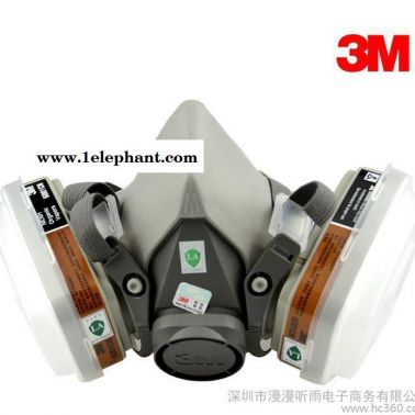3M 6200防毒口罩面具7件套配6001 防毒 防尘 防喷漆 呼吸防护