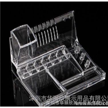亚克力透明化妆品收纳盒 化妆工具整理盒 有机玻璃制品展示盒