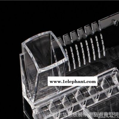 亚克力透明化妆品收纳盒 化妆工具整理盒 有机玻璃制品展示盒图2