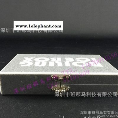 定做方形翻盖式银色亚克力盒子 亚克力饰品收纳盒 亚克力盒子