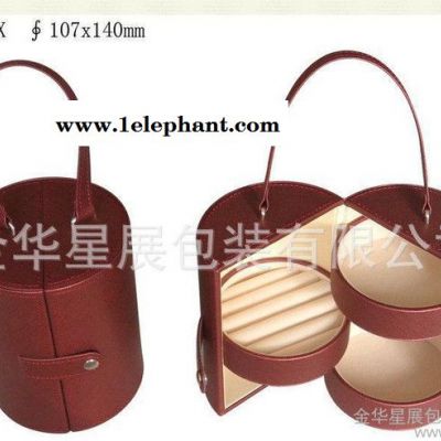 直销专业定做多功能首饰收纳盒W1091皮木首饰盒韩国首饰箱图1