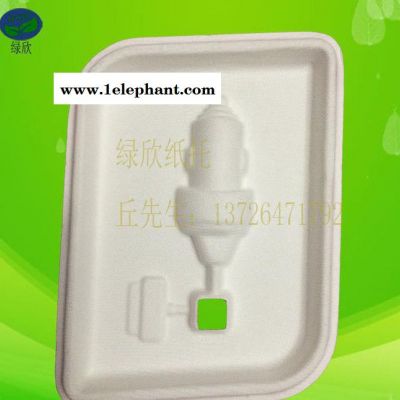 纸浆纸托工厂|热卖甘蔗渣湿压纸托|面具马勺纸浆模塑图3