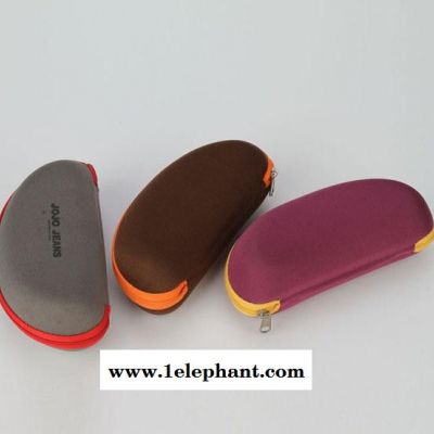 专业 EVA近视眼镜收纳盒 抗震抗摔墨镜拉链盒图3