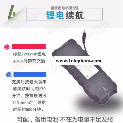 鑫励XLSF-CGTF-AL 便携式电动送风呼吸器 便携式电动送风呼吸器 防尘 防毒面具图6