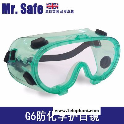 英国安全先生G6 防化学防雾眼镜图2