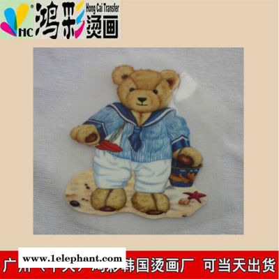 东莞中山广州中大鸿彩韩国烫画厂家|EVA拖鞋烫画|EVA拖鞋烫画批发亚马逊新款个性猫咪烫画现货批发 女士服装情侣烫画图2