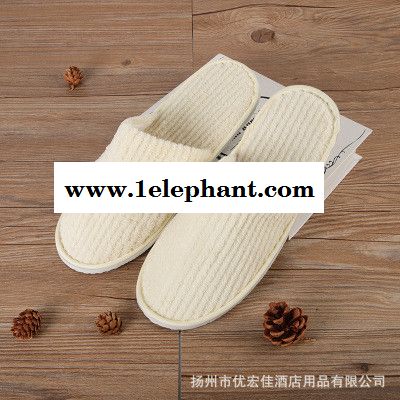 珊瑚绒一次性拖鞋 酒店宾馆用品加厚防滑居家客人拖鞋现货批发图3