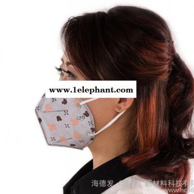 纳福V99纳米纤维活性炭碟形口罩防雾霾PM2.5细菌病毒过敏图3