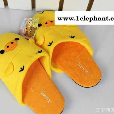 **】软底保暖毛绒拖鞋 防滑可爱黄鸡棉拖图2