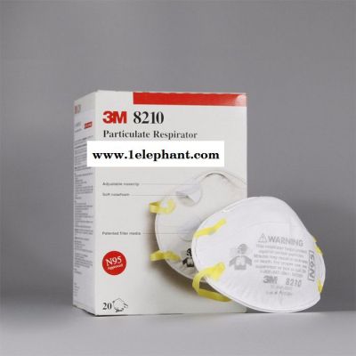 3M 8210 N95颗粒物防护口罩 防雾霾 工业粉尘 PM2.5 纤维花粉图3