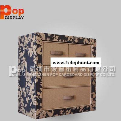 波普专业设计精美出口品质瓦楞纸质收纳盒 储物箱盒子 纸展图3