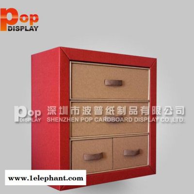 波普专业设计精美出口品质瓦楞纸质收纳盒 储物箱盒子 纸展图2