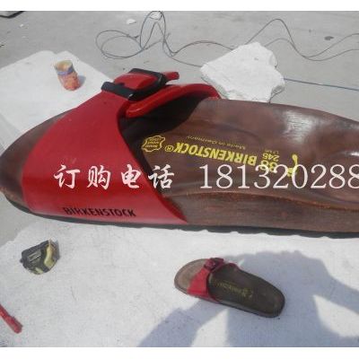 仿真拖鞋雕塑玻璃钢商场雕塑图2