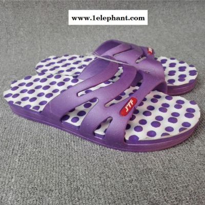 女士糖果色按摩拖鞋软底一字拖鞋库存鞋处理吹气地摊甩货拖鞋图3