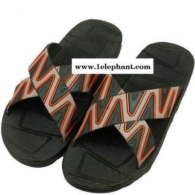 家居拖鞋2015新款拖鞋 夏季男士凉拖鞋 交叉带防滑拖鞋图2