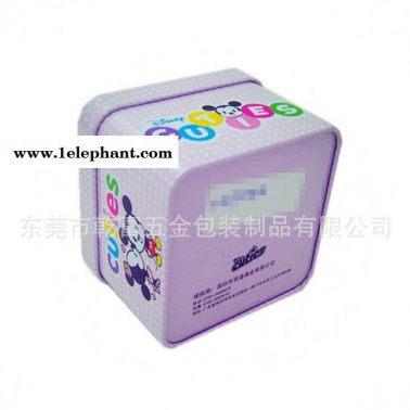 直销 正方形创意收纳盒 手工皂包装盒 马口铁礼品铁盒