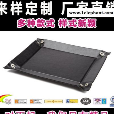 零钱盘 pu皮革托盘 杂物收纳盒 零钱托盘图1