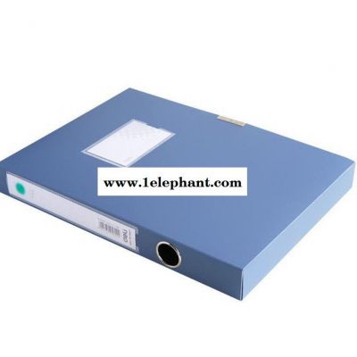 得力5622文件盒2寸资料收纳盒 A4档案管理盒办公文具 档案盒塑料图2