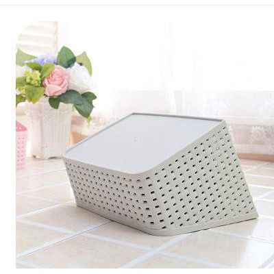 收纳盒多格化 桌面遥控器杂物分类 收纳 整理盒130g