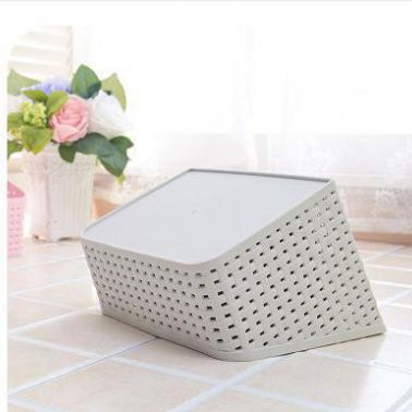 收纳盒多格化 桌面遥控器杂物分类 收纳 整理盒130g