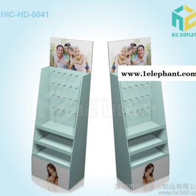 恒创定制口罩等日常用品促销层式挂钩式纸货架|纸PDQ|专家设计图2