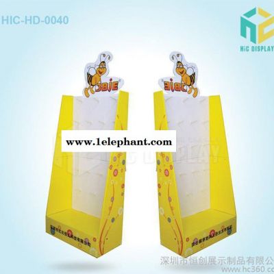 恒创定制口罩等日常用品促销层式挂钩式纸货架|纸PDQ|专家设计图3