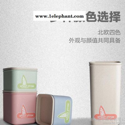Ymer小麦环保杂粮食品塑料密封罐 厨房保鲜盒收纳盒糖果储物图2