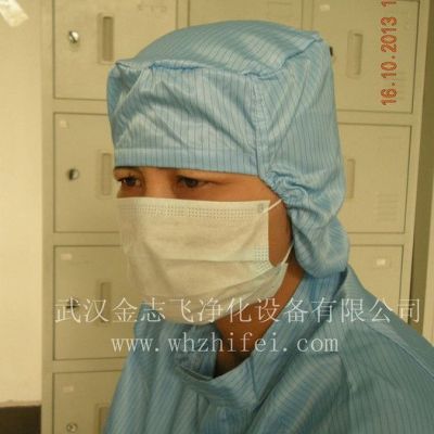 洁净无尘车间防尘帽披肩帽口罩帽无尘帽**图3