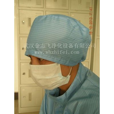 洁净无尘车间防尘帽披肩帽口罩帽无尘帽**图2