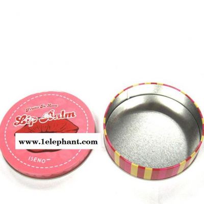 创意个性大嘴唇马口铁化妆品金属盒精美四色印刷护肤品收纳盒铁盒图3