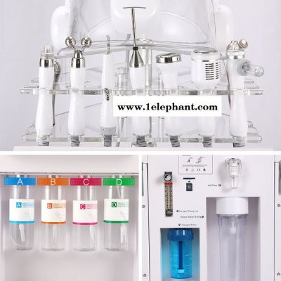 震澳200465 韩国面部清洁高压水氧注氧仪LED氢氧面罩脸部补水嫩肤太空人活氧美容院仪器 太空人美容仪图2