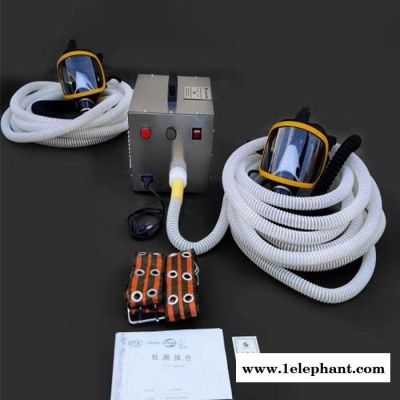 单人双人四人强制送风式自吸式防毒长管面罩电动送风式长管呼吸器图4