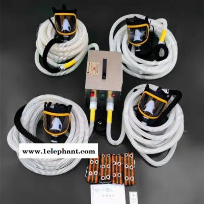 单人双人四人强制送风式自吸式防毒长管面罩电动送风式长管呼吸器图5